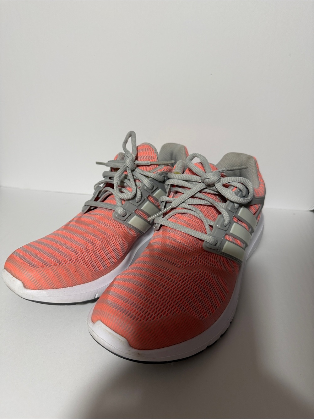 adidas Women’s Coral and Gray Athletic Running Shoes